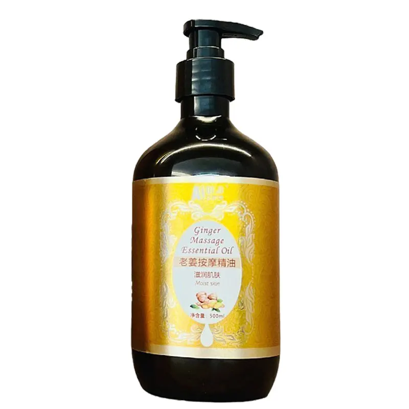 Huile corporelle au gingembre chauffante, stimule le flux et soulage la tension musculaire