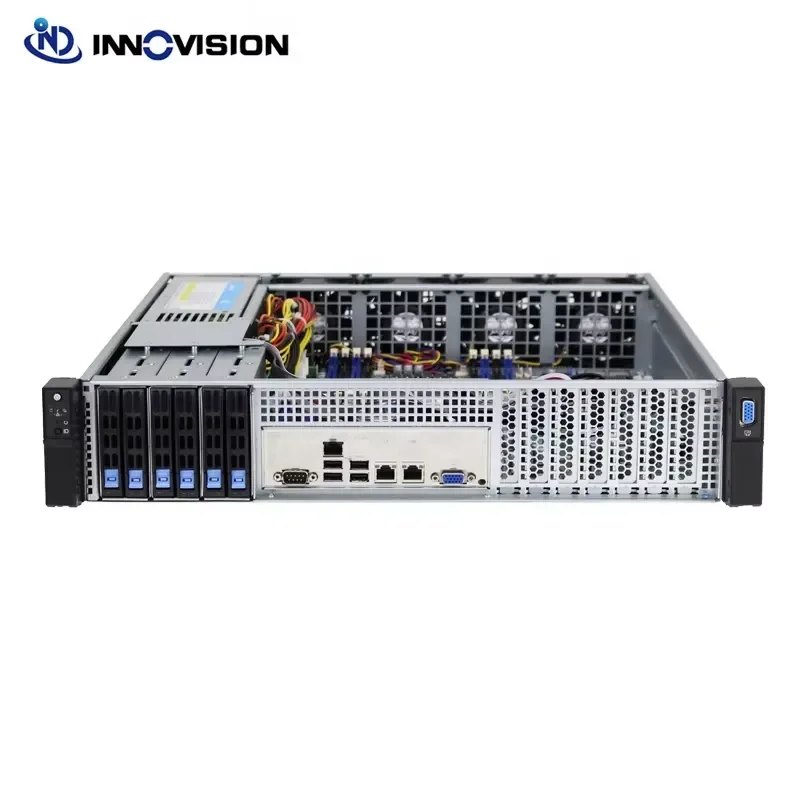 BOLRZO 2U Ultra Compact Rackmount Server Chassis M24306 6x2.5in SSD Bracket E-ATX L430 6xU2 NVMe BP for Industrial Storage Parts