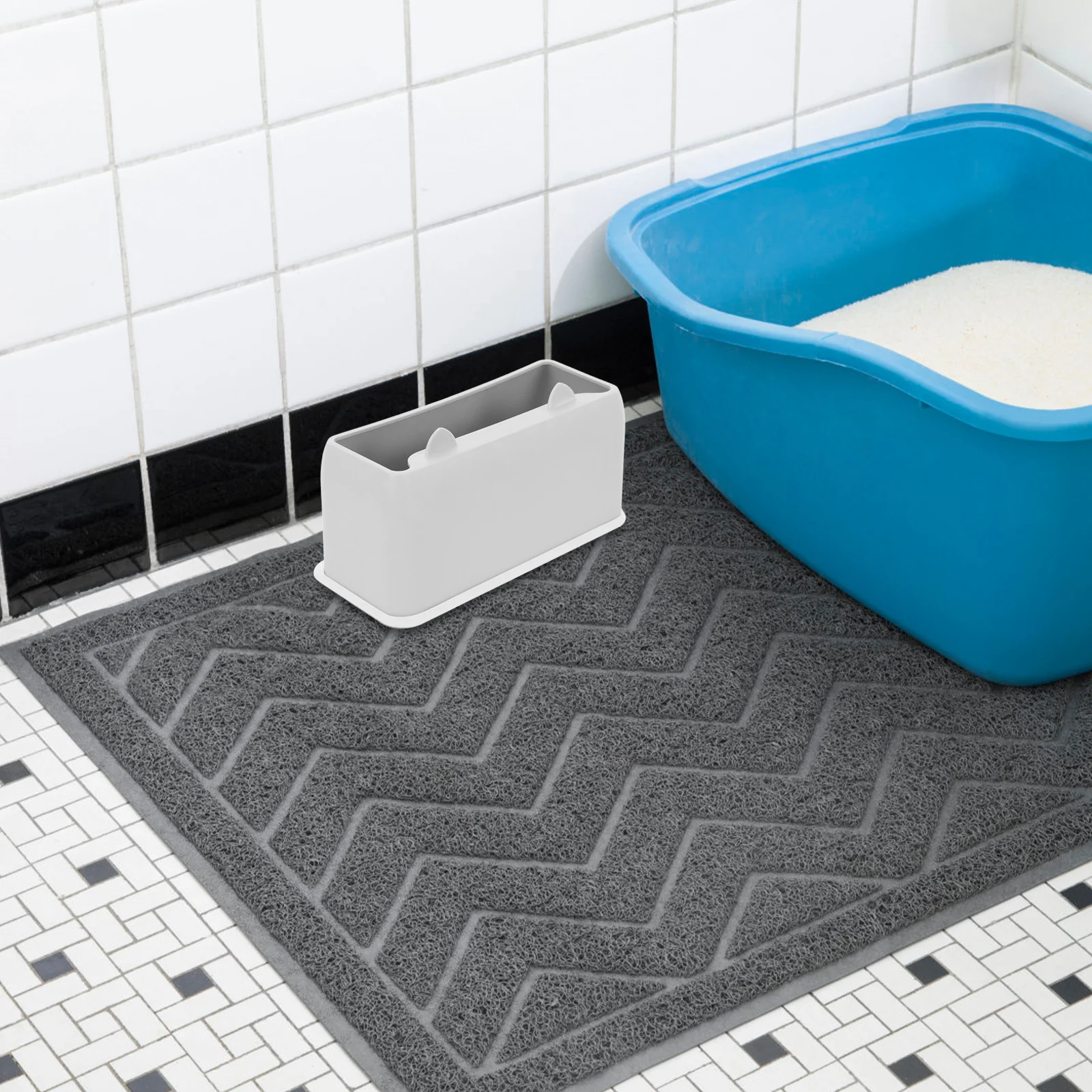 

Cat Litter Scoop Holder Corner Cat Litter Boxes Plastic Spoon Storage Durable Reliable Efficient Plastic Spoon Storage