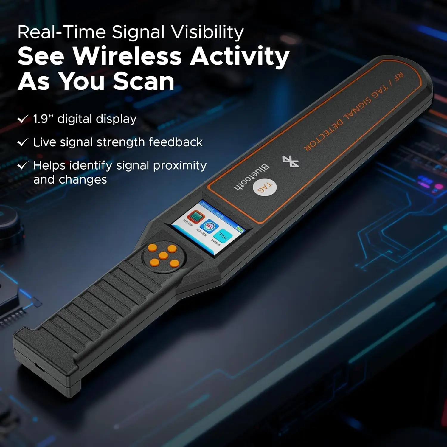 Portable RF/TAG Wireless Camera GPS Tracker Signal Detector DS828 Spying Gadgets Device Scanner bluetooth wifi Signal Detecter