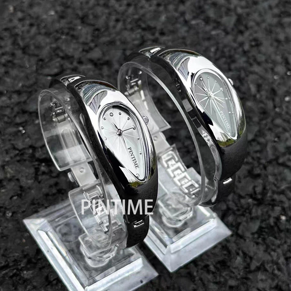 

Y2k Shaped Teardrop Bracelet Watch Female Couple Exquisite light luxury Exquisite Bracelet Series Watches Lightness Quartz Watch
