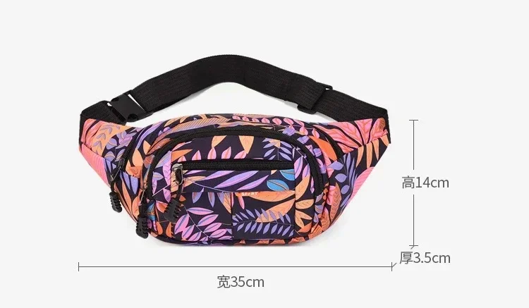 Crossbody Bags for Women Waterproof Waist Bag Fashion Single-shoulder Waist Packs Large-capacity Travel Storage Chest Bag