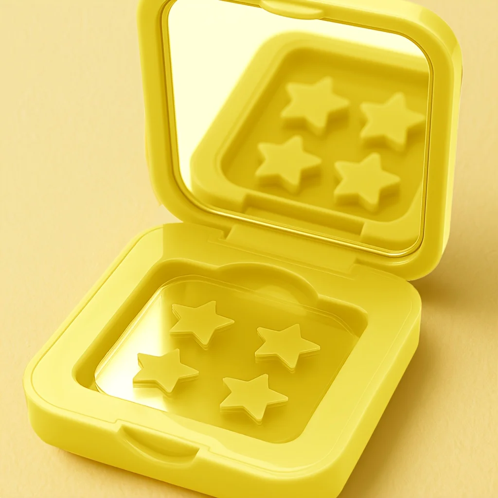 Parche para acné de 60 unidades, parche para cubrir el acné y las flavas, viene con parche para el acné con espejo de maquillaje, pegatinas para manchas faciales y de piel