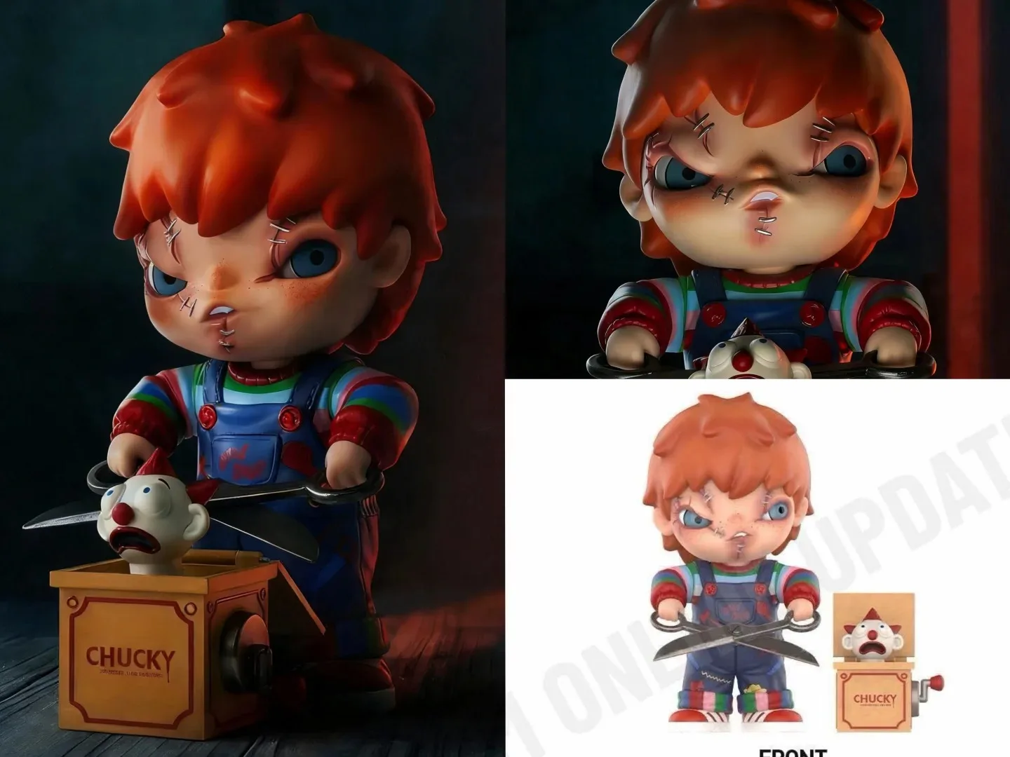 

POPMART Хэллоуин Чаки Призрак Детская реинкарнация Серия Слепая коробка Модная игрушка Аниме Фигурка Сюрприз Подарок на день рождения