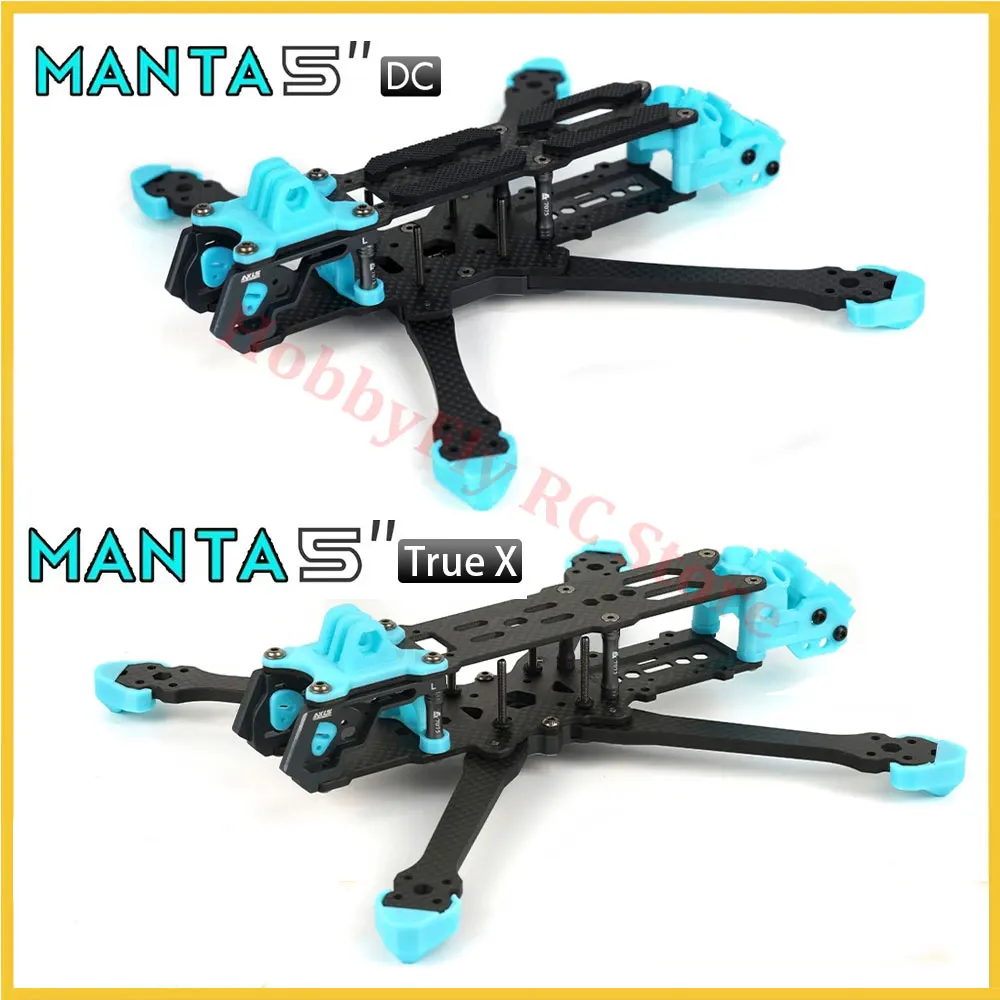 Axisflying MANTA5 5inch 238mm FPV Freestyle Ture X / DeadCat DC Type Frame Kit for DJI O3 Air Unit