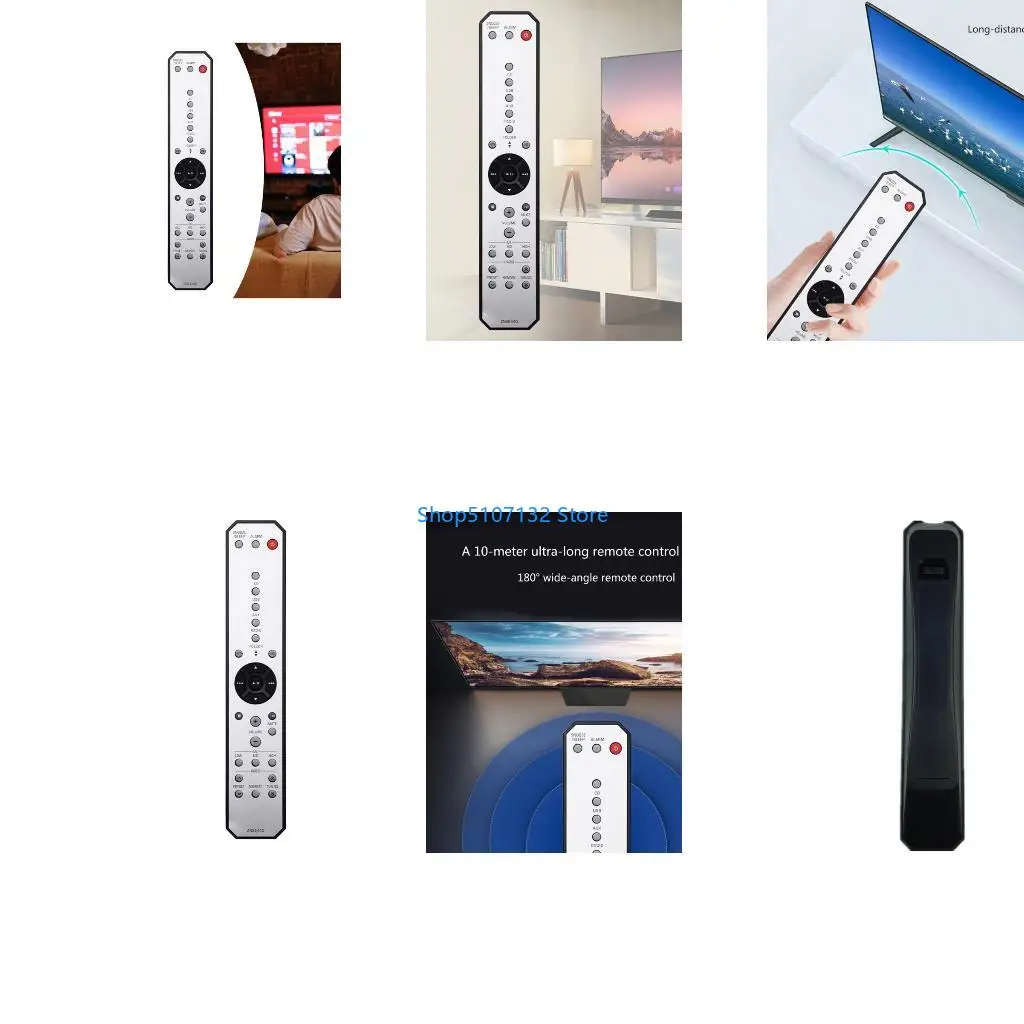 87HD Home Theater Remote Portable Size User Interfaces Plastic Texture for MCR-B043D