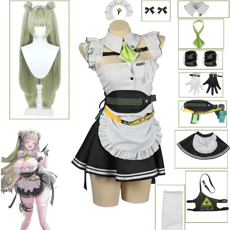 

Nikke The Goddess Of Victory Soda Cosplay Costume Game Nikke Cosplay Soda Sexy Maid Uniform Costume Wig Halloween Carnival Suit