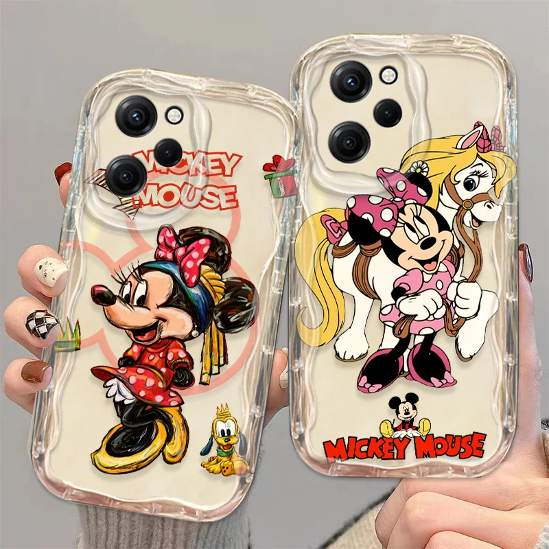 Mickey Minne Have Fun For Xiaomi Redmi Note 13 12 12S 11S 11 10 9 8 10A 9C Pro Plus 5G Wave Oil Funda Phone Case