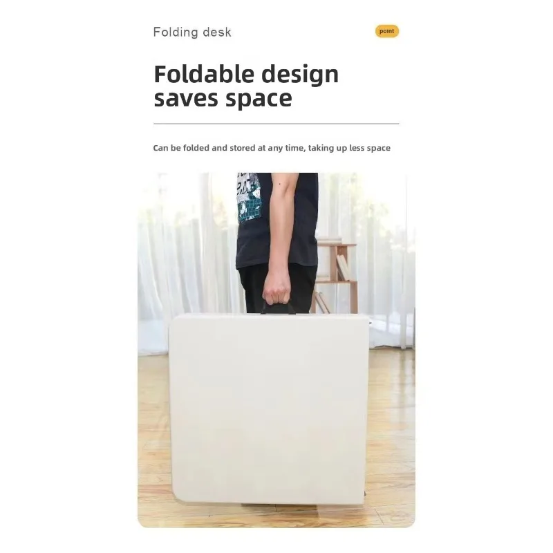 Outdoor Folding Table Plastic Dining Rectangular Strip with High Quality 112cm*60cm Adjustable