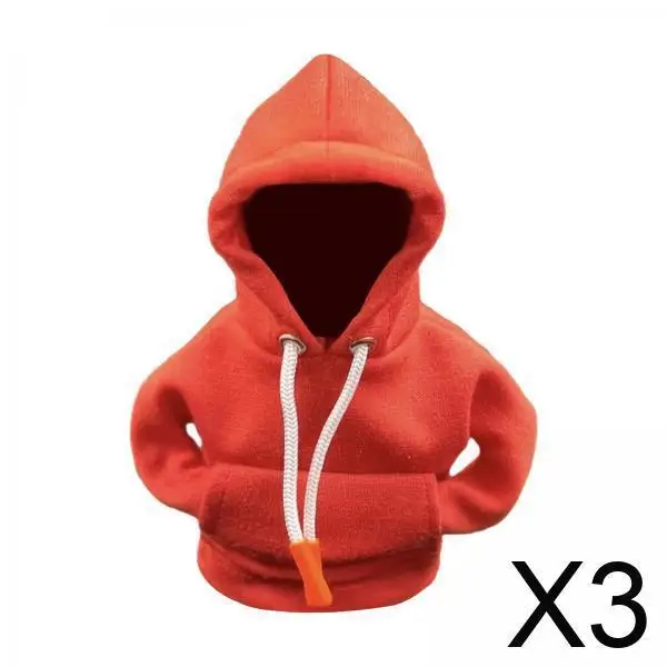 

3xGear Shifter Lever Knob Cover Gear Handle Decor for Vehicles Women or Man Orange