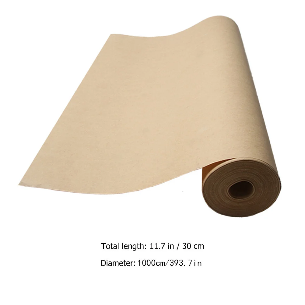 1 ม้วนกระดาษคราฟท์ม้วนกระดาษสีน้ำตาลสำหรับห่อของขวัญบรรจุช่อดอกไม้งานฝีมือ DIY โครงการภาพวาดสีน้ำมันโอริกามิ