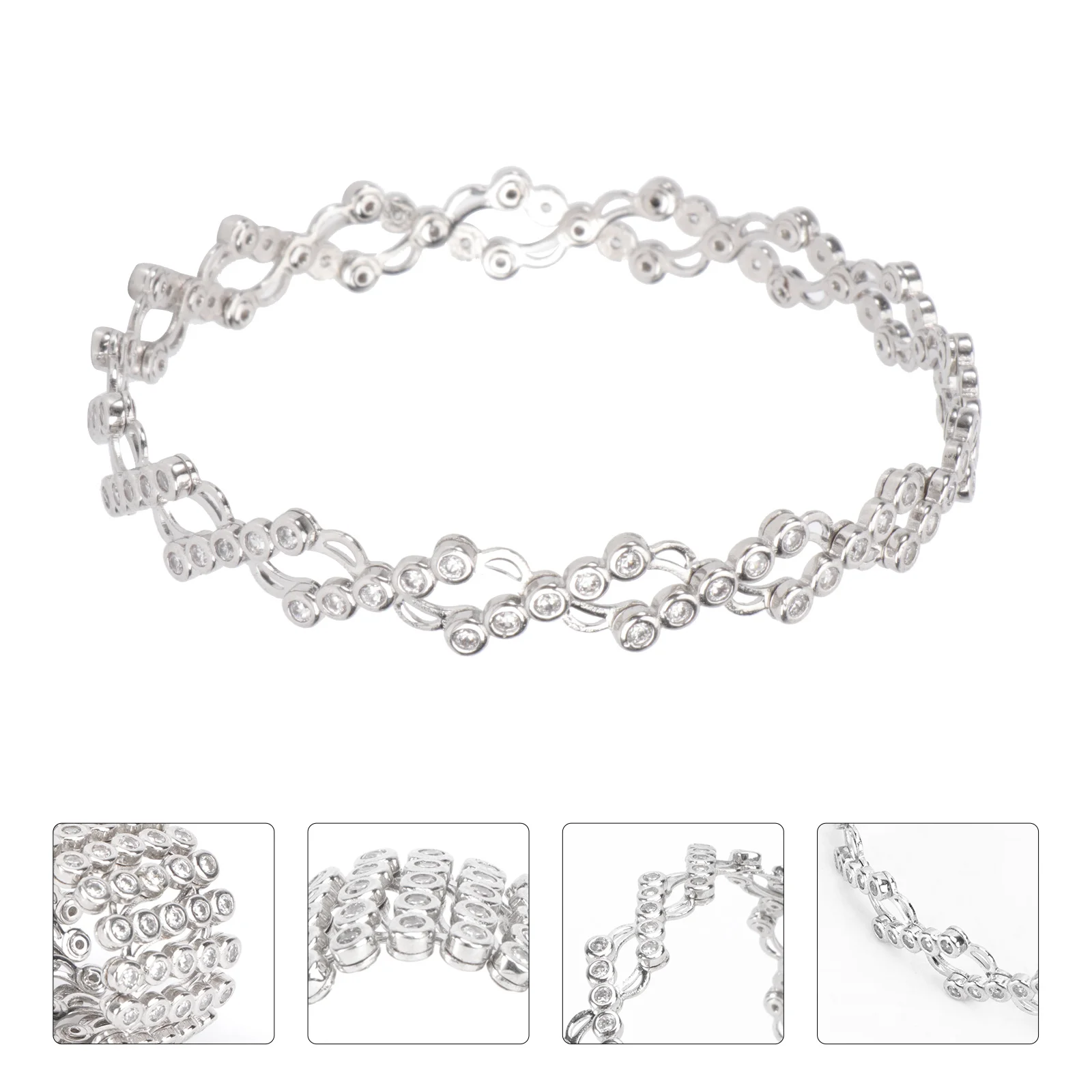 

1pc Transformable Ring Stretchy Finger Bracelet Dual Purpose Retractable Fashion Jewelry For Party Daily Wear Knuckle Ring