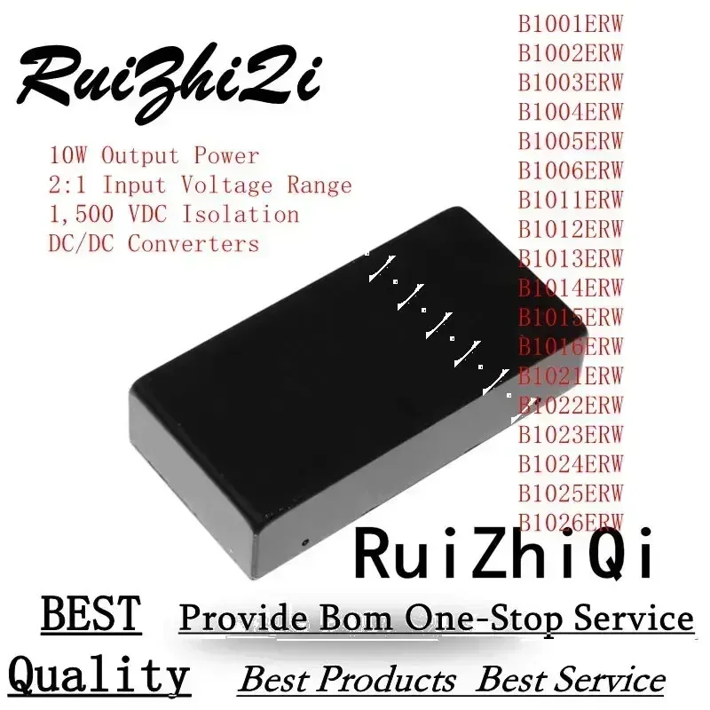 10PCS/LOT B1001ERW B1002ERW B1003ERW B1004ERW B1005ERW B1006ERW B1011ERW B1012ERW B1013ERW B1014ERW 10W 2:1 1500VDC DC/DC POWER