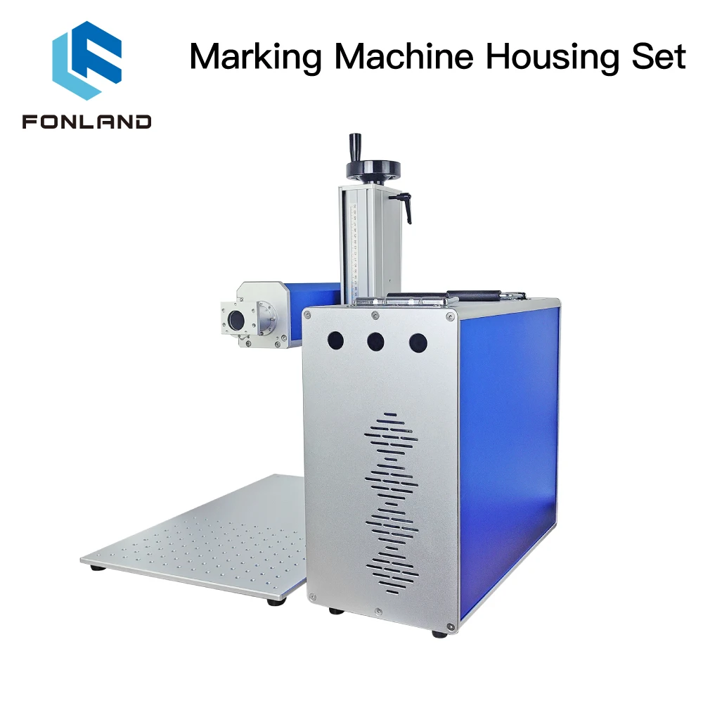 FONLAND Marking Machine Casing Durable Anodized Aluminum Shell Laser Engraver Machine Housing Set for Fiber CO2 Laser