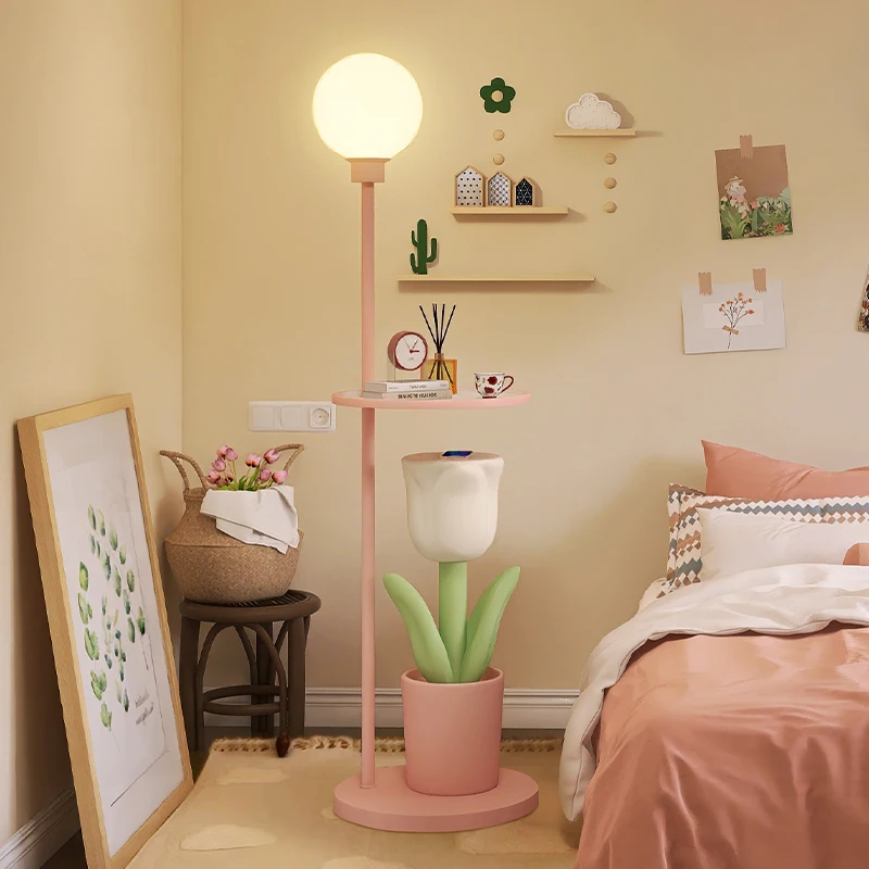 

Living room floor ornament bedroom decoration room layout creative large floor lamp