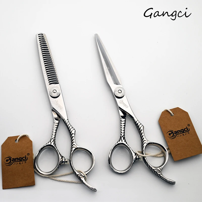 

2pcs Beauty Haircut Scissors 6 incth Professional Hairdressing Scissors Hair Shears Salon Hair Cutting Kit