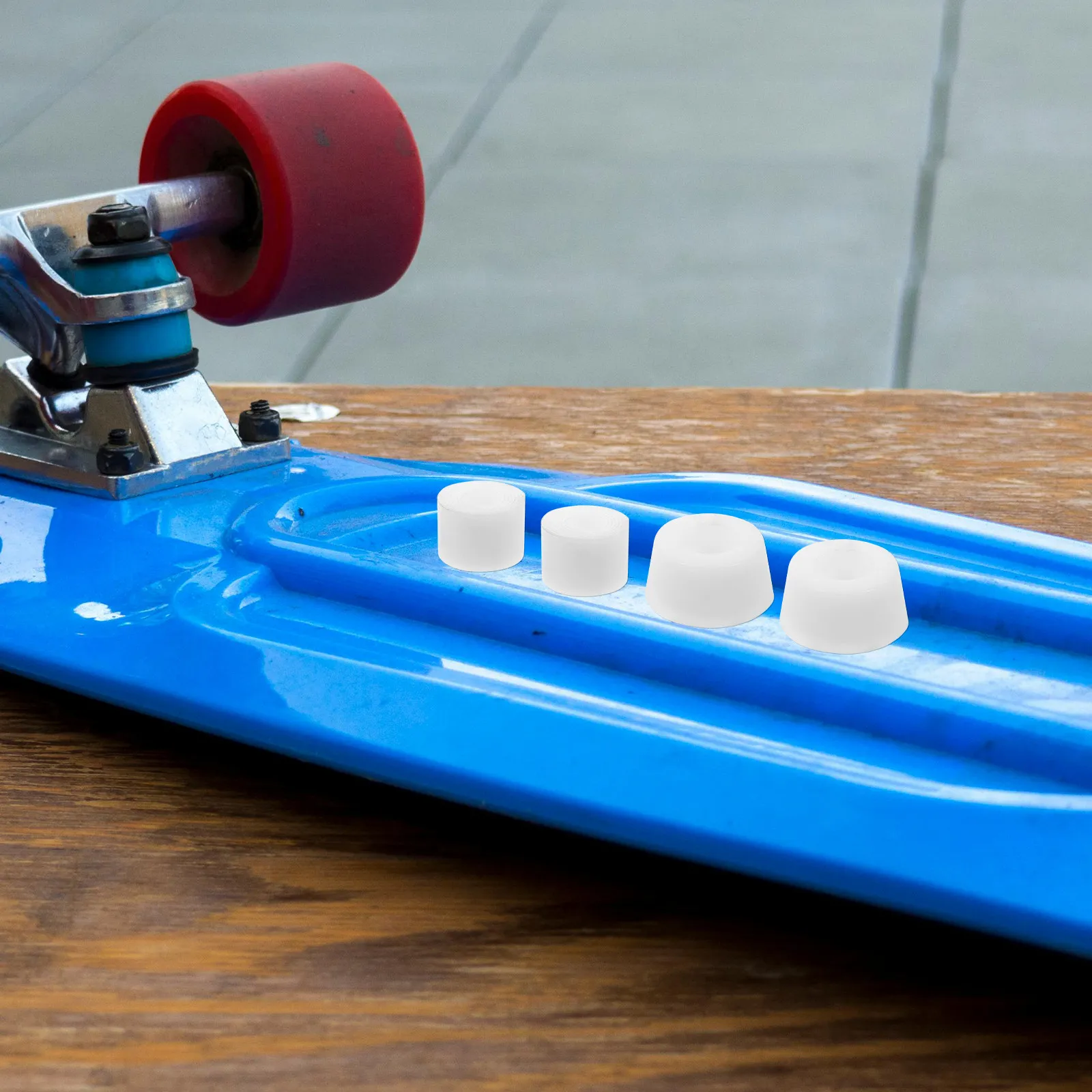 

Комплект из 1 набора профессиональных амортизирующих подушек для скейтборда, виброгасящие втулки для лонгборда, снижающие вибрацию