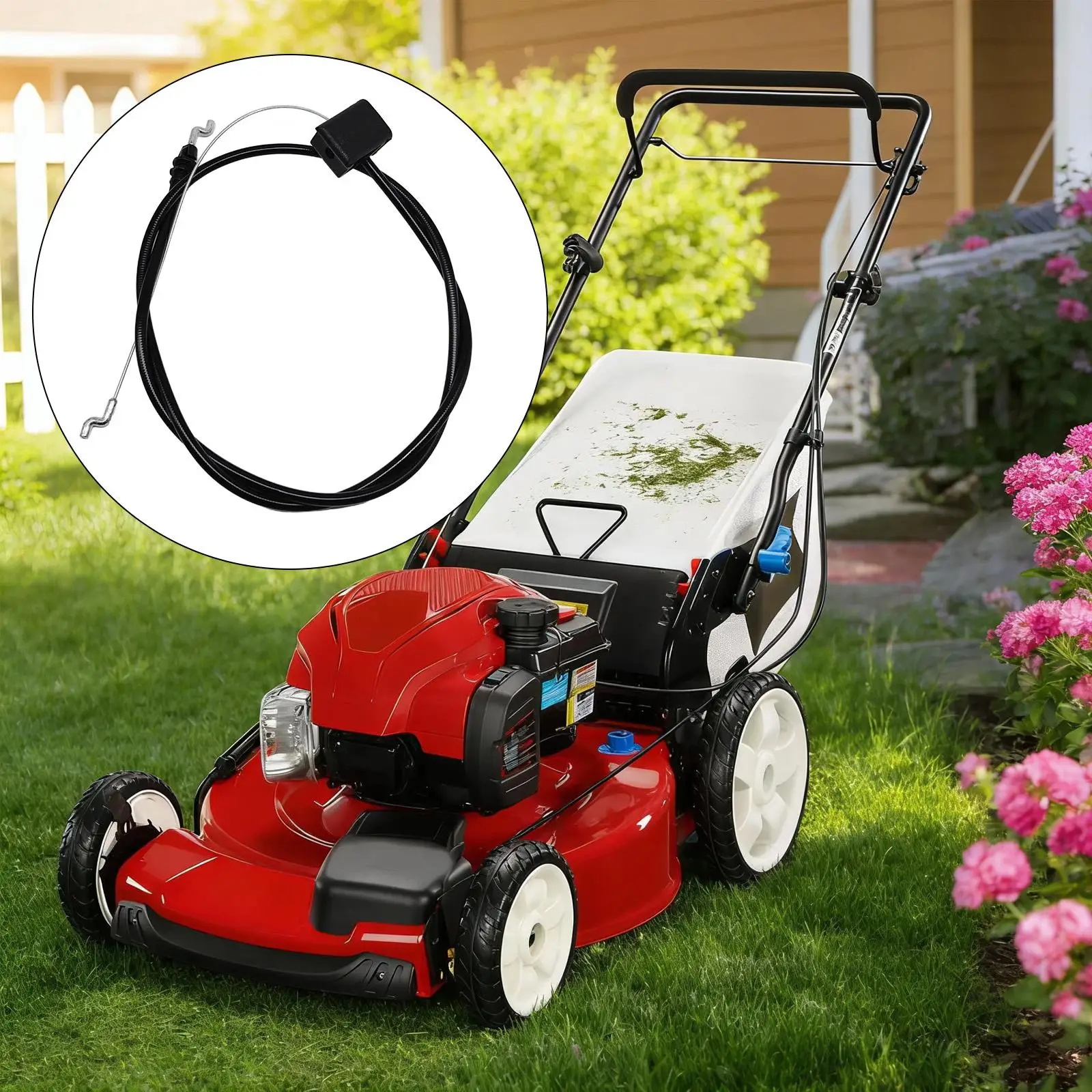 

Lawnmower Brake Cable,Garage,Household Braking System Mowers Accessories,Replacement for 20 22 inch Walk behind Mowers 20318