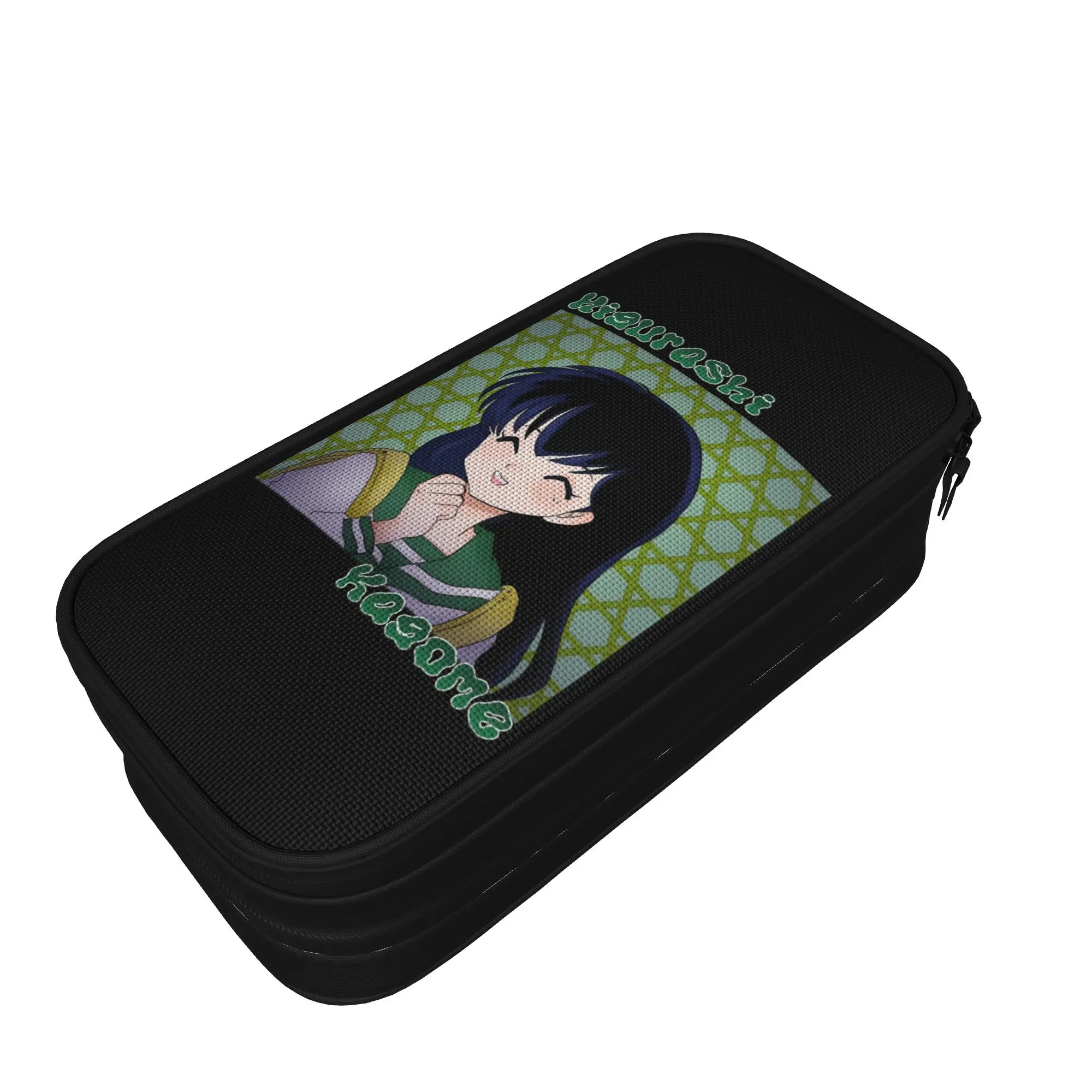 Classic Doodle Kag Inuyashas Pencil Case  Pencilcases Pen Box Kids Large Storage Bag Students School Zipper Stationery view 2