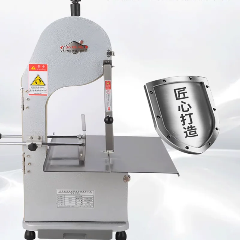 Hochwertige kommerzielle elektrische Knochensägemaschine aus Edelstahl zum Schneiden von Knochen, Fisch, Fleisch, Schwein, Traber, Rippen, Knochenschneider