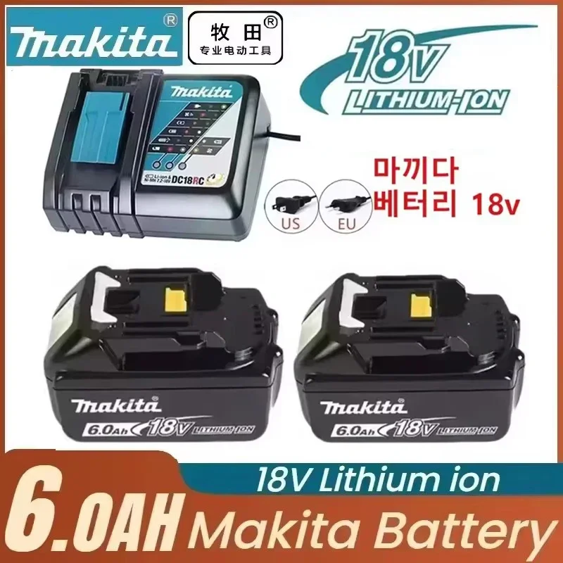 

Genuine BL1860 6AH Makita 18V Battery Power Tools Li-ion Replacement LXT BL1850 BL1840 for 18 V Screwdriver with BMS TPCELL 18V