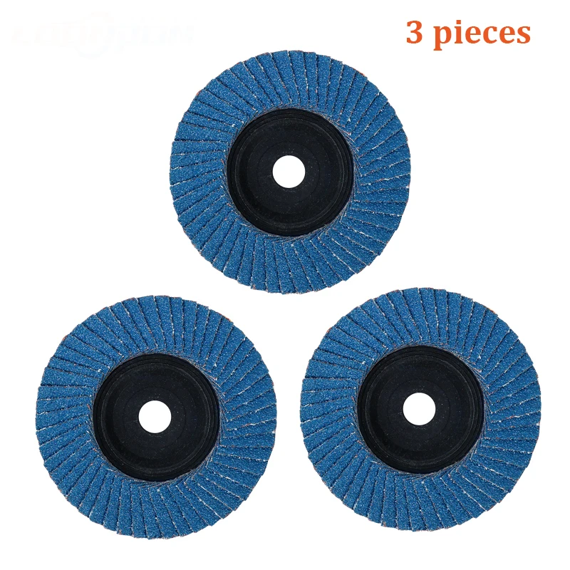 3/5/10pieces Flap Discs 75mm Zirconia Grinding Wheels Sanding Disc Grinding Wheels for Stainless Steel Sheet Metal