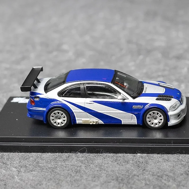โมเดลรถยนต์ Almoat Real AR BOX 1:64 BMW M3 GTR Need For Speed Wikiwond โลหะผสมหล่อขึ้นรูป ของขวัญ