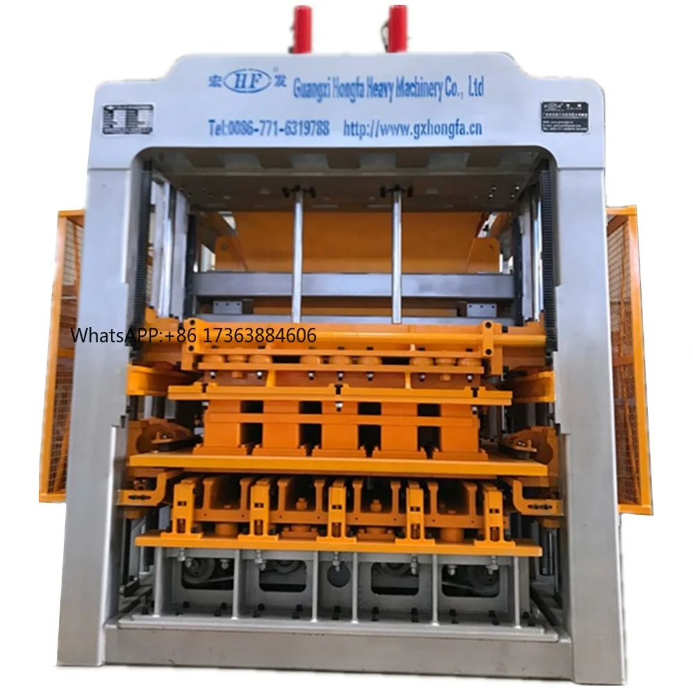 2026 sellingHongfa Full Automatic Block Making Machine, Price Portable Concrete Block Machine in Algeria/Nigeria/Ethiopia/Kenya
