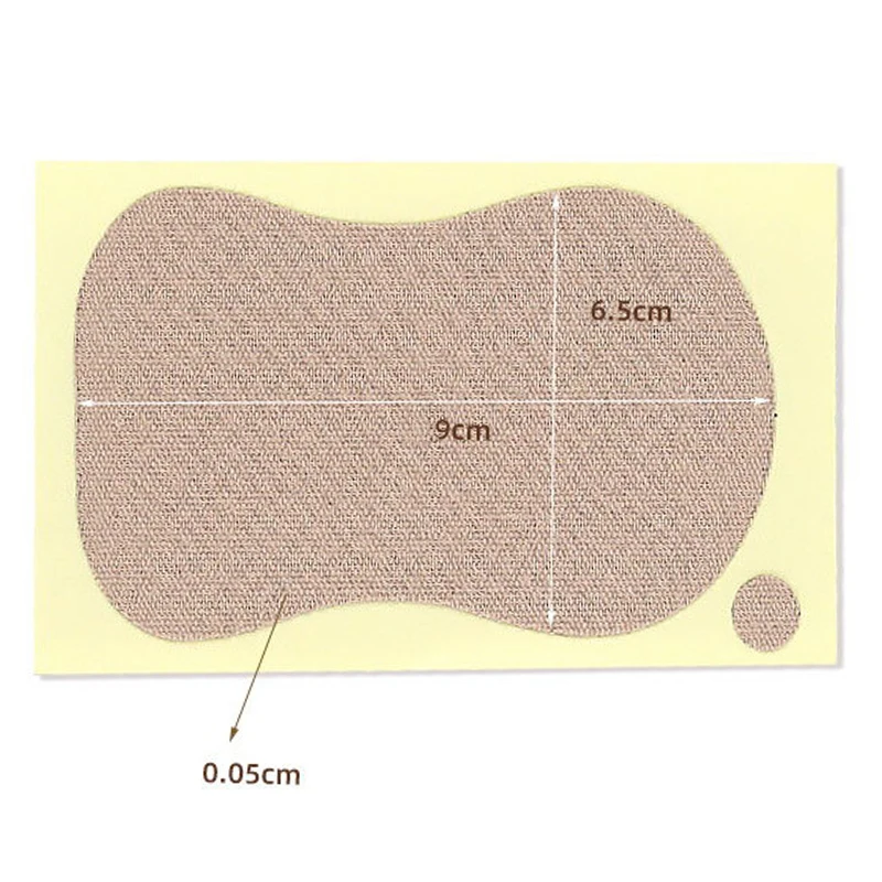 汗を吸収する粘着性の脇の下パッド,通気性のある粘着性の消臭ステッカー,3枚