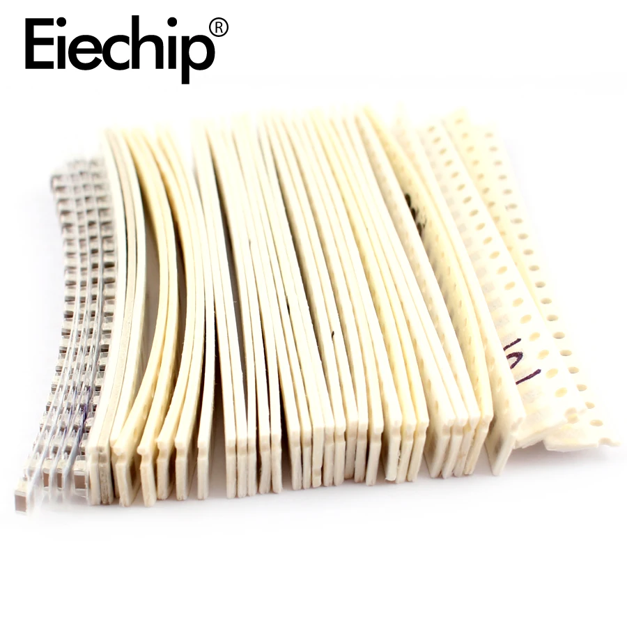 1206 SMD Ceramic Capacitor set 1pF-10uF 36Values *20pcs capacitors assortment kit 22PF 47PF 22NF  capacitance sample package image 3
