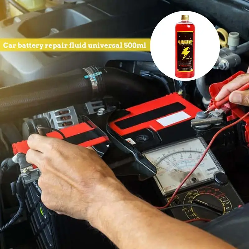 Battery Renew Solution 500ml Car Battery Repair Fluid Concentrated Electric Auto Battery Reactivator For Truck