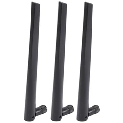 3 PCS New Metal Antena Wi-fi De Interface Com 5Dbi RP-SMA 2.4G/5G Dual-Band Antena Wi-fi Sem Fio Para ASUS RT-AC68U