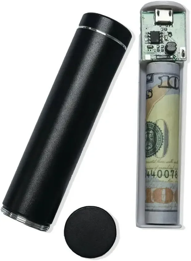 Hidden Money Power Bank Storage Box Plastic Concealed Portable Storage Box Fake Power Supply Car Medicine Box
