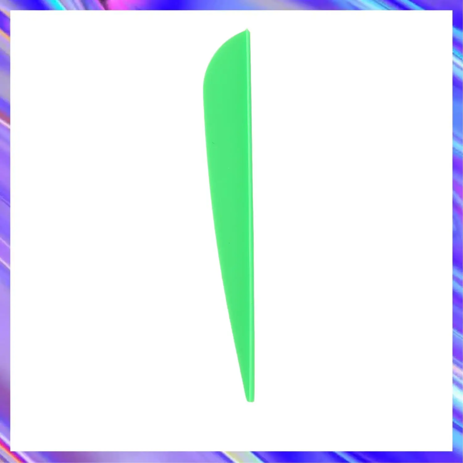 

L71A Arrows Vanes 4 Inch Plastic Feather Fletching For DIY Archery Arrows 100 Pack(Blue&Green)