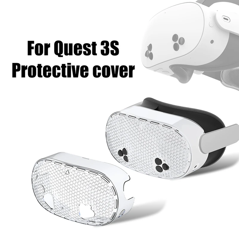 For Meta Quest3s VR Headset Silicone Protective Cover Scratch And Drop Resistant Full Cover Case VR Accessories