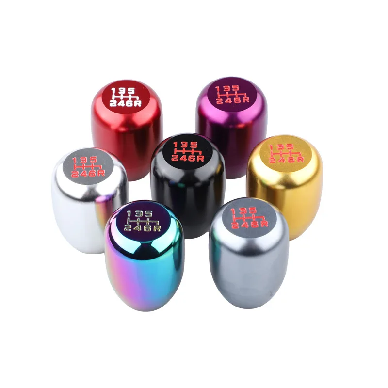 Universal Car Aluminum Manual Gear Shift Knob Stick Manual Transmission Gearstick Lever Shifter Knob AT MT