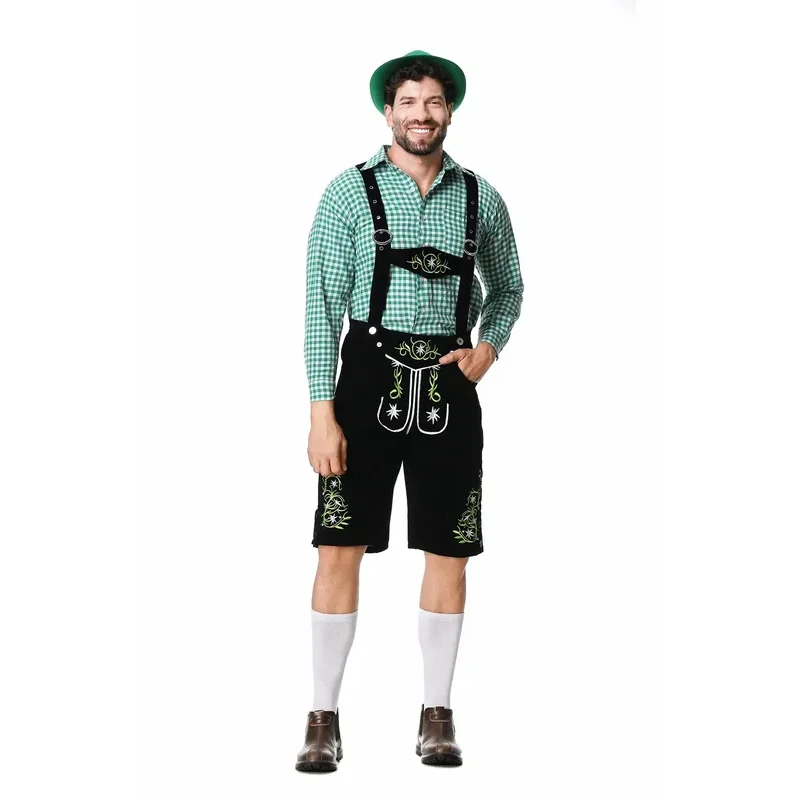 

Men's New Green Bavarian Beer Suit for Oktoberfest Traditional German Wear