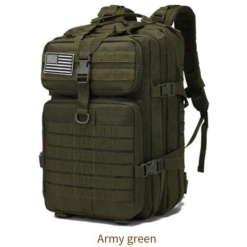 Outdoor hiking bag tactical backpack travel outdoor 3P backpack multi-functional large capacity 45L sports backpack