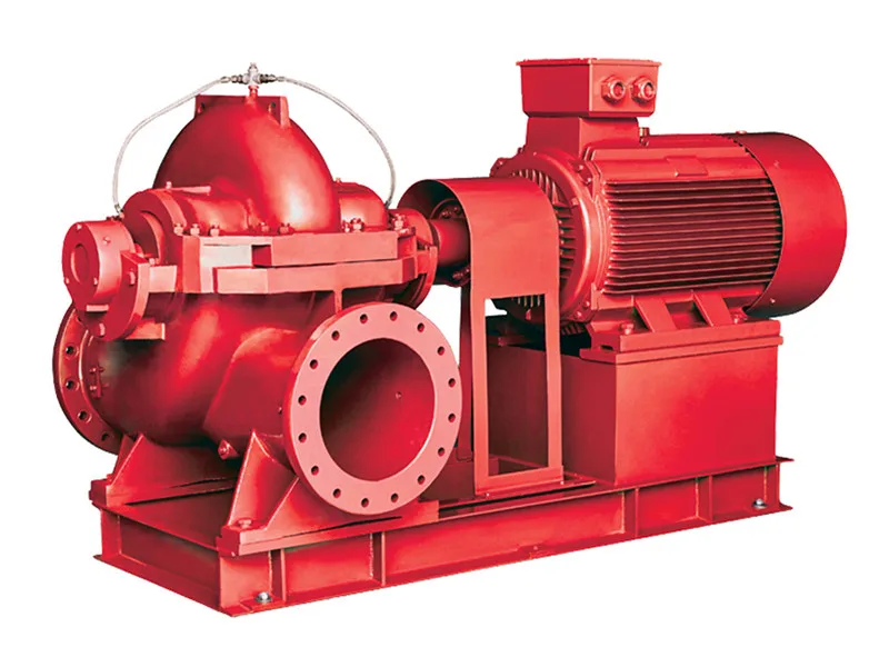 مضخة شفط مزدوجة ذات علبة مقسمة أفقية لمضخة الطرد المركزي للصرف المتوافقة مع الري المزرعة