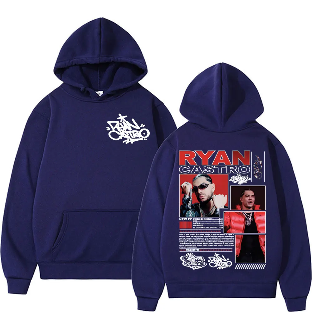 Rapper Ryan Castro Music Album Tour 2025 Cover Hoodies Men Women Harajuku Fashion Oversized Comfort Sweatshirt Hoodie Streetwear