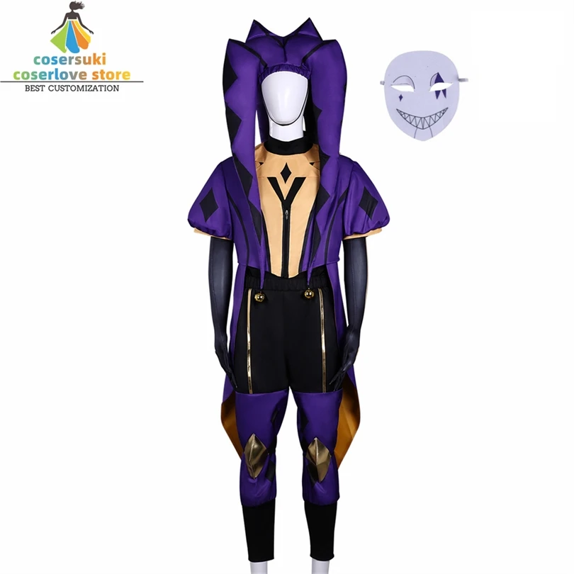The Freak Circus Jester Cosplay Costume Halloween Carnival Christmas Convention Outfit