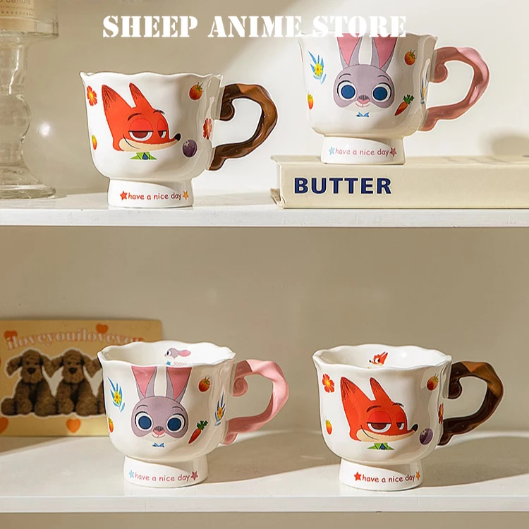 Oryginalny Kubek Judy Nick Kreskówka Klasyczne Filmy Kubek dla Pary na Wodę Mleko Kawę Kolekcja dla Fanów Prezent na Urodziny dla Dzieci Prezent na Boże Narodzenie