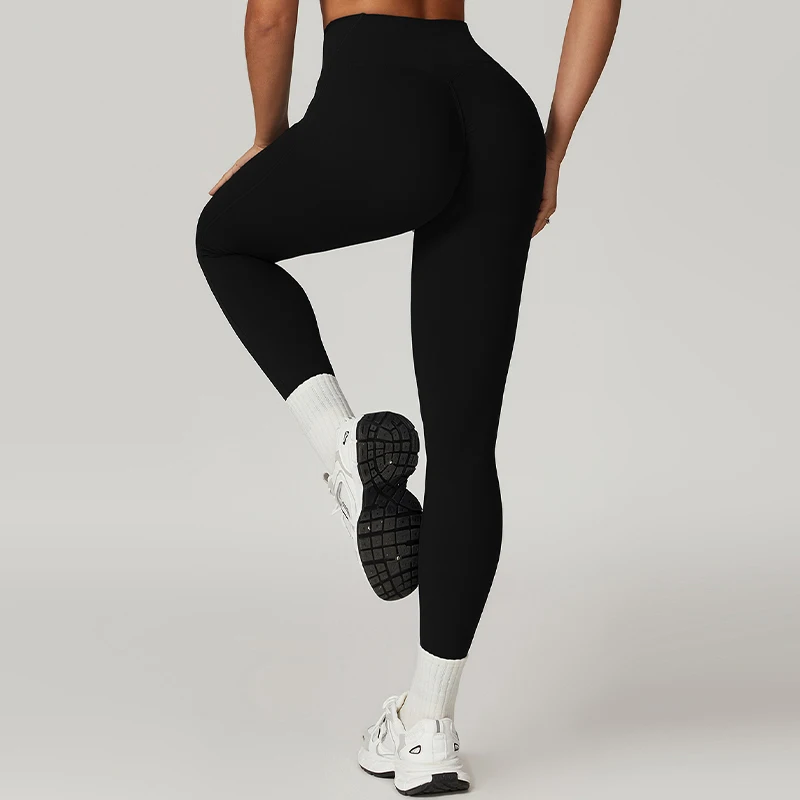 Hearuisavy Gym Pants Women Soft Scrunch Workout Tights Female Running High Waist Yoga Legging Push Up Sports Leggings Women