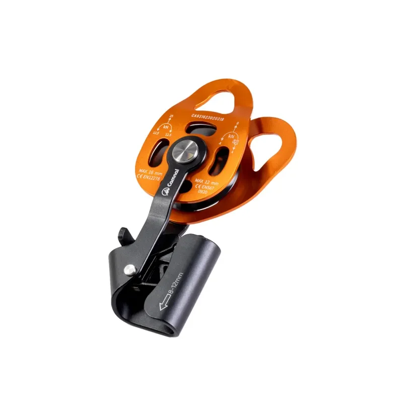 Camnal Heavy Transport Pulley Rescue Tool CE Certified Fall Protection for High Altitude Camping & Hiking Weight Lifting