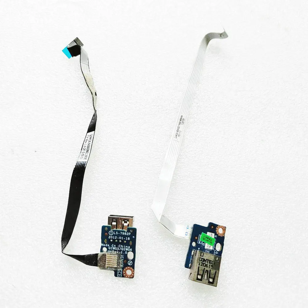 Original para lenovo g580 g585 g500 p580 n585 g480 g485 placa usb cabo LS-7982P 13cm e 18cm