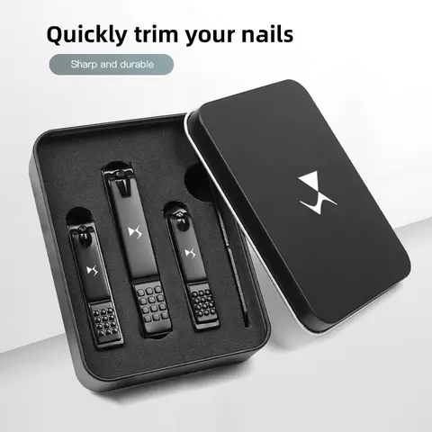 4Pcs Automotive Nail Care Set Quickly Trim Your Nails Car Accessorie For DS SPIRIT DS4S DS5 5LS DS3 DS4 DS6 DS7 DS9 WILD RUBIS