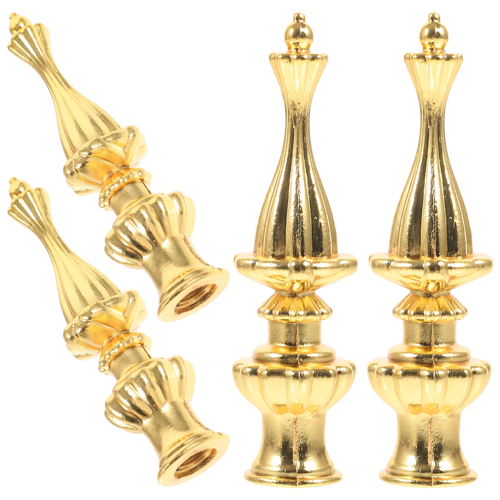 4 Pcs Lamp Top Decoration Floor Lamps Standing Finial for Table Caps Finials Decorative Lights Knob