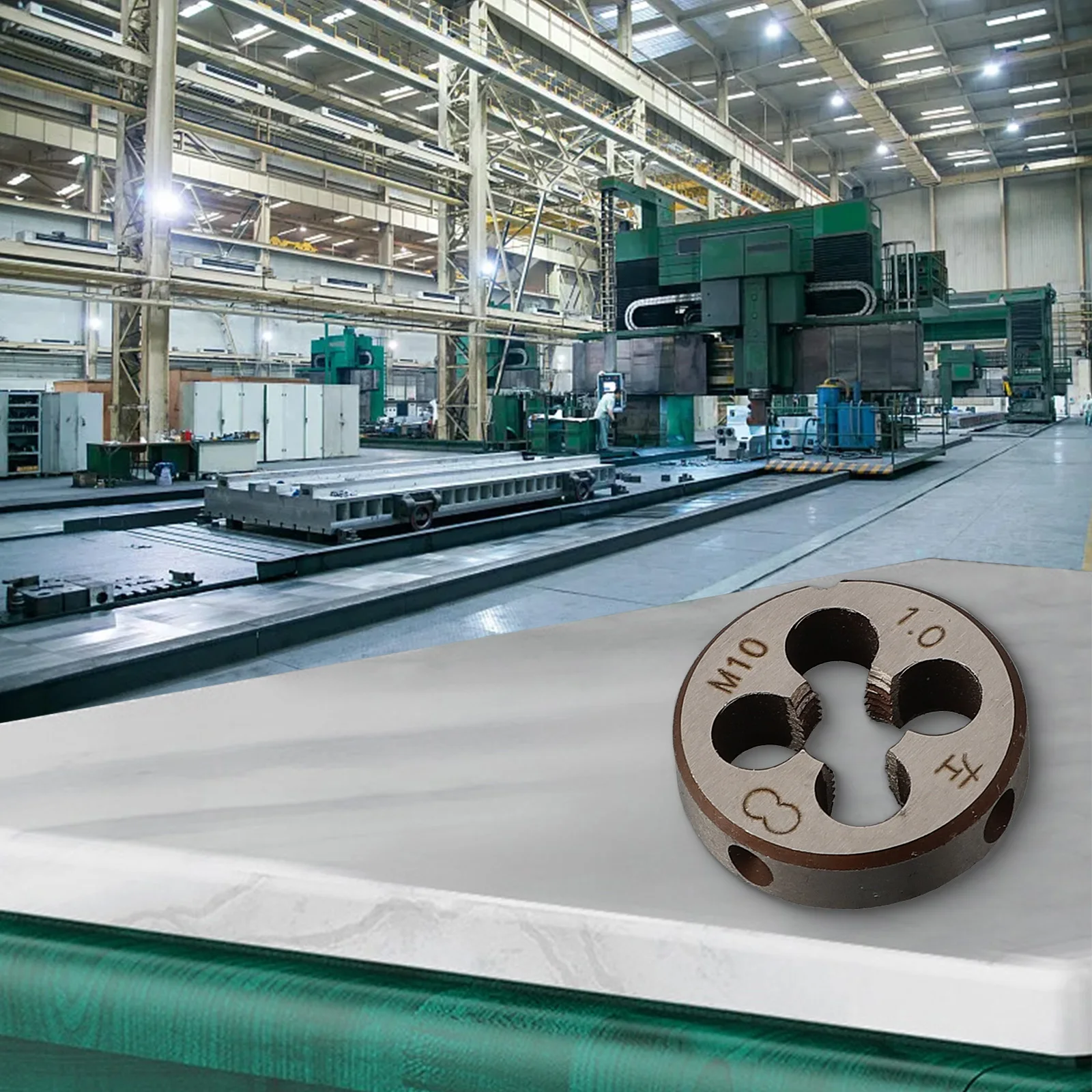 Gewindebohrer und Gewindeschneider 1 * M10 X 1,0mm Gewindeschneider 1 * M10 X 1,0mm Gewindebohrer 1,0mm HSS Langlebig Hochwertig 1,0mm Gewindebohrer – Detail 12