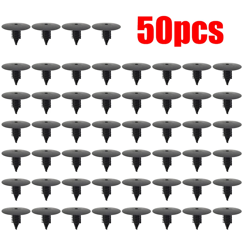 

50pcs Wheel Arch Cover Panel Splash Guard Clips For Clio Mk2 7703077435 Auto Fastener Clips Accessories