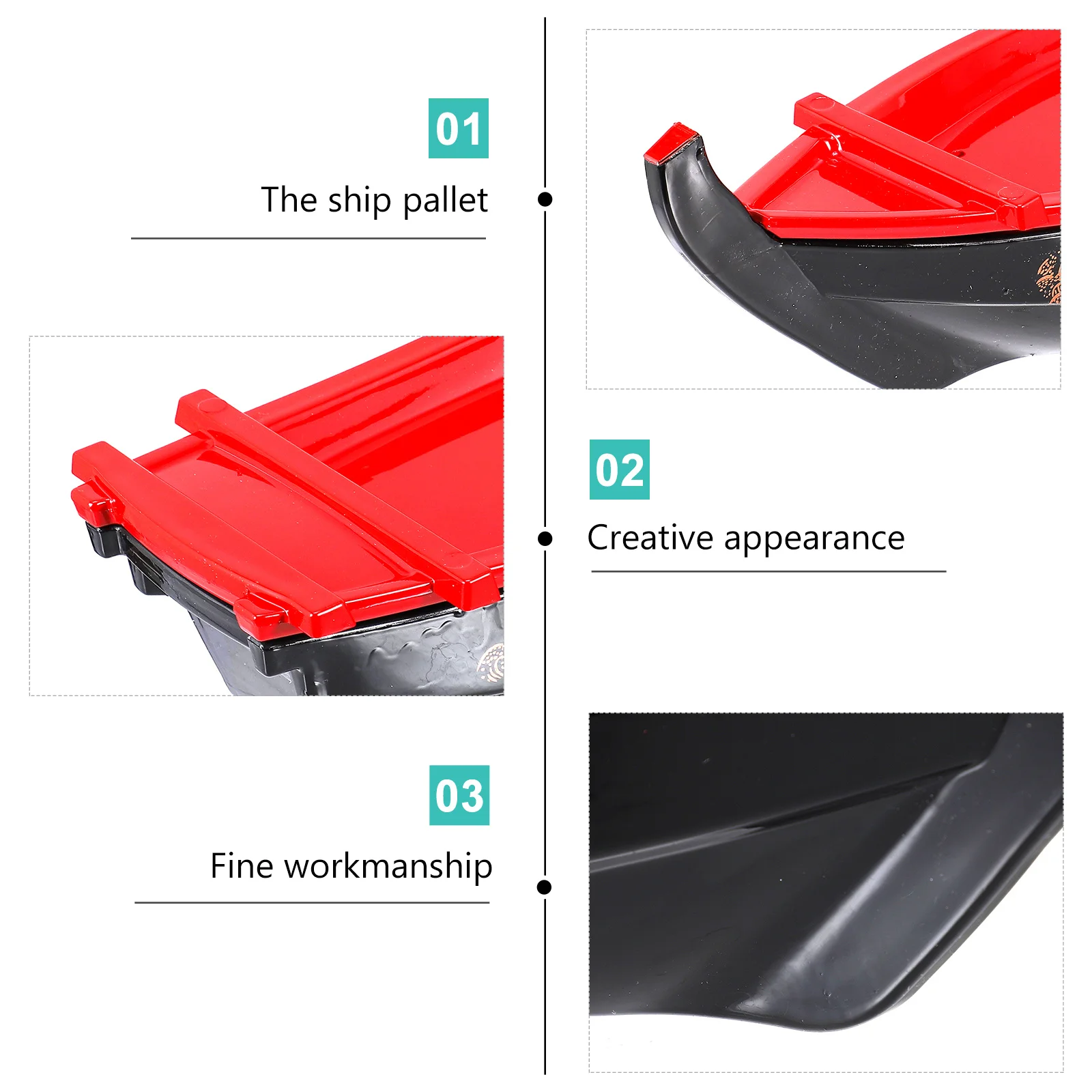 

1 шт., тарелка для лодки для суши, пластиковый поднос для дисплея, сервировочный поднос для суши, тарелка для сашими, сервировка морепродуктов, декоративная посуда
